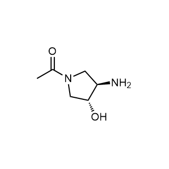 1-((3R,4R)-3-Amino-4-hydroxypyrrolidin-1-yl)ethan-1-one|CS-0885539