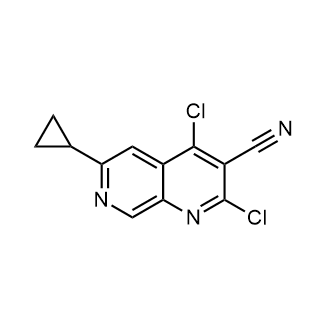 2,4-Dichloro-6-cyclopropyl-1,7-naphthyridine-3-carbonitrile|CS-0885572