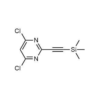 4,6-Dichloro-2-((trimethylsilyl)ethynyl)pyrimidine|CS-0885719