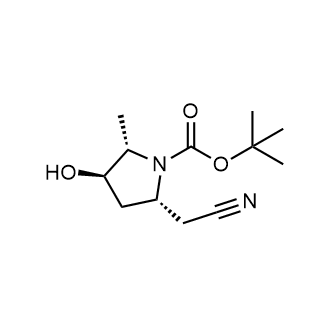 tert-Butyl (2S,3R,5R)-5-(cyanomethyl)-3-hydroxy-2-methylpyrrolidine-1-carboxylate|CS-0885723