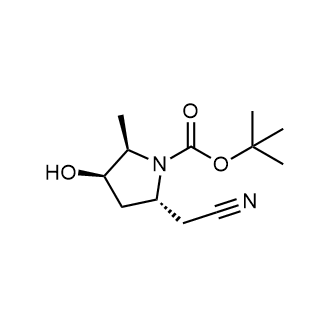 tert-Butyl (2R,3R,5R)-5-(cyanomethyl)-3-hydroxy-2-methylpyrrolidine-1-carboxylate|CS-0885725
