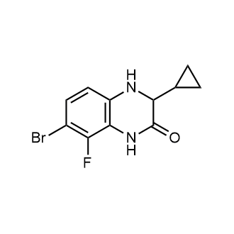 7-Bromo-3-cyclopropyl-8-fluoro-3,4-dihydroquinoxalin-2(1H)-one|CS-0885768