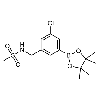 N-(3-Chloro-5-(4,4,5,5-tetramethyl-1,3,2-dioxaborolan-2-yl)benzyl)methanesulfonamide|CS-0886168