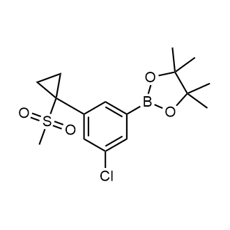 2-(3-Chloro-5-(1-(methylsulfonyl)cyclopropyl)phenyl)-4,4,5,5-tetramethyl-1,3,2-dioxaborolane|CS-0886171
