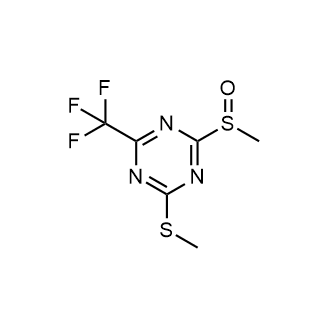 2-(Methylsulfinyl)-4-(methylthio)-6-(trifluoromethyl)-1,3,5-triazine|CS-0886290