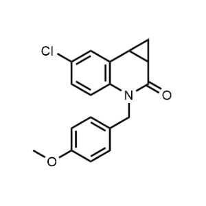 6-Chloro-3-(4-methoxybenzyl)-1,1a,3,7b-tetrahydro-2H-cyclopropa[c]quinolin-2-one|CS-0886329