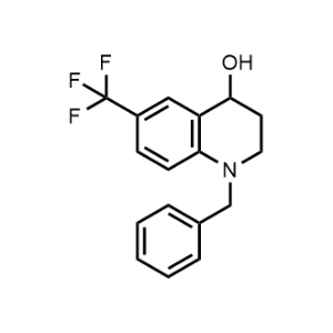 1-Benzyl-6-(trifluoromethyl)-1,2,3,4-tetrahydroquinolin-4-ol|CS-0886330