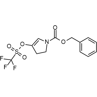 Benzyl 4-(((trifluoromethyl)sulfonyl)oxy)-2,3-dihydro-1H-pyrrole-1-carboxylate|CS-0886913