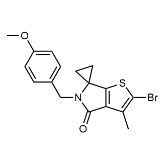 2'-Bromo-5'-(4-methoxybenzyl)-3'-methylspiro[cyclopropane-1,6'-thieno[2,3-c]pyrrol]-4'(5'H)-one|CS-0887241