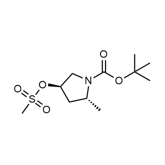 tert-Butyl (2R,4R)-2-methyl-4-((methylsulfonyl)oxy)pyrrolidine-1-carboxylate|CS-0887318