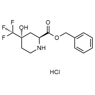 Benzyl (2S,4S)-4-hydroxy-4-(trifluoromethyl)piperidine-2-carboxylate hydrochloride|CS-0887383