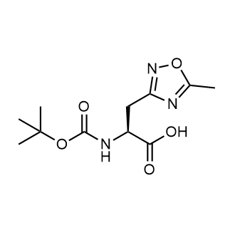(S)-2-((tert-Butoxycarbonyl)amino)-3-(5-methyl-1,2,4-oxadiazol-3-yl)propanoic acid|CS-0887416