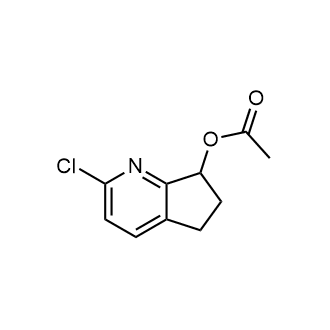 2-Chloro-6,7-dihydro-5H-cyclopenta[b]pyridin-7-yl acetate|CS-0887447