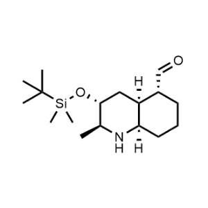 (2S,3R,4aS,5R,8aR)-3-((tert-Butyldimethylsilyl)oxy)-2-methyldecahydroquinoline-5-carbaldehyde|CS-0888016