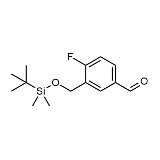 3-(((tert-Butyldimethylsilyl)oxy)methyl)-4-fluorobenzaldehyde|CS-0888018