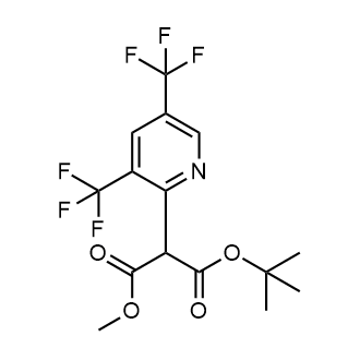 1-(tert-Butyl) 3-methyl 2-(3,5-bis(trifluoromethyl)pyridin-2-yl)malonate|CS-0888028