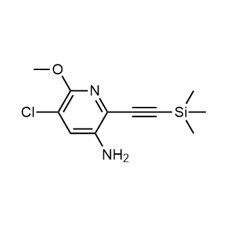 5-Chloro-6-methoxy-2-((trimethylsilyl)ethynyl)pyridin-3-amine|CS-0888032