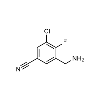 3-(Aminomethyl)-5-chloro-4-fluorobenzonitrile|CS-0888253