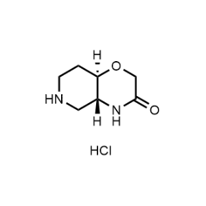 rel-(+)-(4aR,8aR)-Hexahydro-2H-pyrido[4,3-b][1,4]oxazin-3(4H)-one hydrochloride|CS-0888540