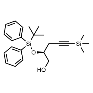 (S)-2-((tert-Butyldiphenylsilyl)oxy)-5-(trimethylsilyl)pent-4-yn-1-ol|CS-0889150