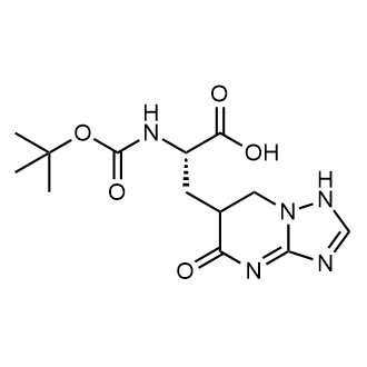 (2S)-2-((tert-Butoxycarbonyl)amino)-3-(5-oxo-1,5,6,7-tetrahydro-[1,2,4]triazolo[1,5-a]pyrimidin-6-yl)propanoic acid|CS-0889389