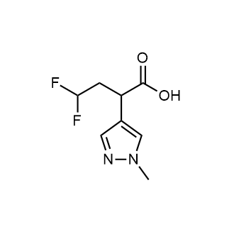 4,4-Difluoro-2-(1-methyl-1H-pyrazol-4-yl)butanoic acid|CS-0889544
