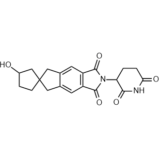 2'-(2,6-Dioxopiperidin-3-yl)-3-hydroxy-5',7'-dihydro-1'H-spiro[cyclopentane-1,6'-cyclopenta[f]isoindole]-1',3'(2'H)-dione|CS-0889967