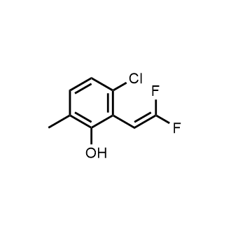 3-Chloro-2-(2,2-difluorovinyl)-6-methylphenol|CS-0890085