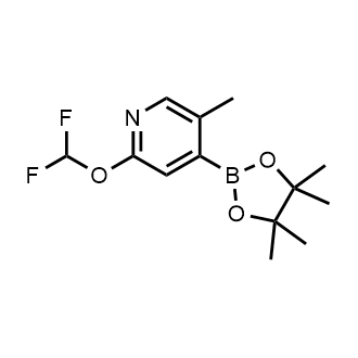 2-(Difluoromethoxy)-5-methyl-4-(4,4,5,5-tetramethyl-1,3,2-dioxaborolan-2-yl)pyridine|CS-0890782