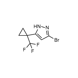 3-Bromo-5-(1-(trifluoromethyl)cyclopropyl)-1H-pyrazole|CS-0891032