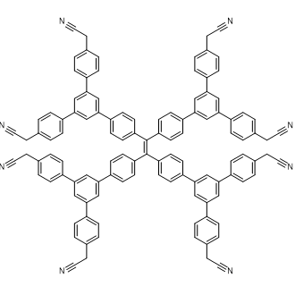 2,2',2'',2''',2'''',2''''',2'''''',2'''''''-((Ethene-1,1,2,2-tetrayltetrakis(benzene-4,1-diyl))tetrakis([1,1':3',1''-terphenyl]-5',4'',4-triyl))octaacetonitrile|CS-0891419