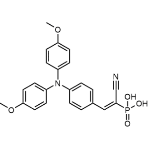(E)-(2-(4-(Bis(4-methoxyphenyl)amino)phenyl)-1-cyanovinyl)phosphonic acid|CS-0891443