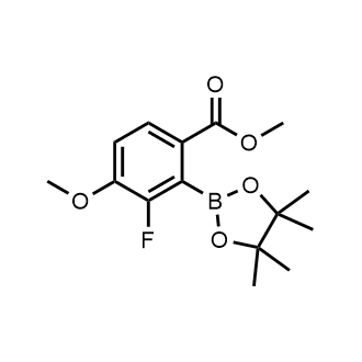 Methyl 3-fluoro-4-methoxy-2-(4,4,5,5-tetramethyl-1,3,2-dioxaborolan-2-yl)benzoate|CS-0891616