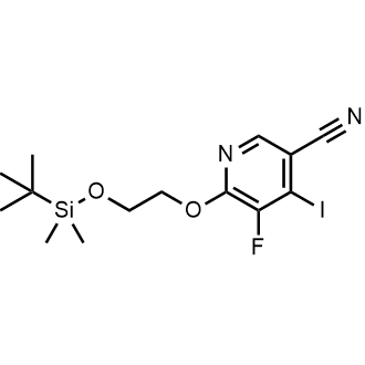 6-(2-((tert-Butyldimethylsilyl)oxy)ethoxy)-5-fluoro-4-iodonicotinonitrile|CS-0891617