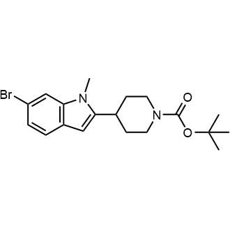 tert-Butyl 4-(6-bromo-1-methyl-1H-indol-2-yl)piperidine-1-carboxylate|CS-0891715