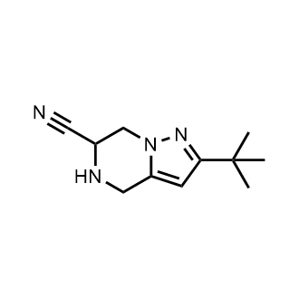 2-(tert-Butyl)-4,5,6,7-tetrahydropyrazolo[1,5-a]pyrazine-6-carbonitrile|CS-0892030
