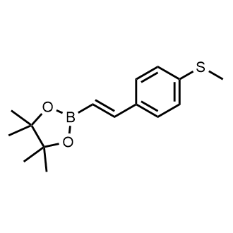 (E)-4,4,5,5-Tetramethyl-2-(4-(methylthio)styryl)-1,3,2-dioxaborolane|CS-0892091