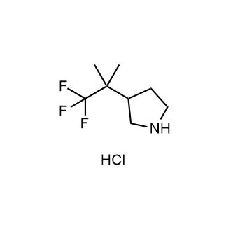 3-(1,1,1-Trifluoro-2-methylpropan-2-yl)pyrrolidine hydrochloride|CS-0892246