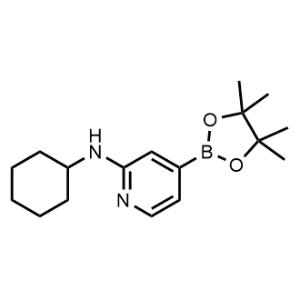 N-Cyclohexyl-4-(4,4,5,5-tetramethyl-1,3,2-dioxaborolan-2-yl)-2-pyridinamine|CS-0892263