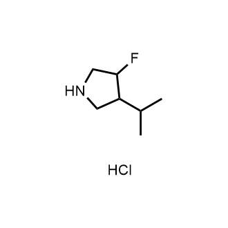 3-Fluoro-4-isopropylpyrrolidine hydrochloride|CS-0892265