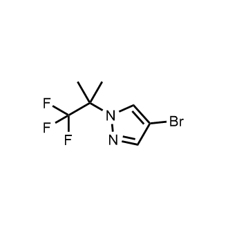 4-Bromo-1-(1,1,1-trifluoro-2-methylpropan-2-yl)-1H-pyrazole|CS-0892270