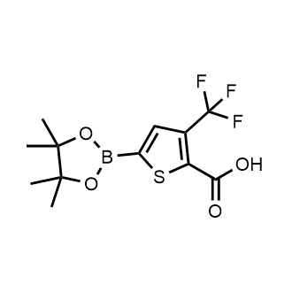 5-(4,4,5,5-Tetramethyl-1,3,2-dioxaborolan-2-yl)-3-(trifluoromethyl)thiophene-2-carboxylic acid|CS-0892289