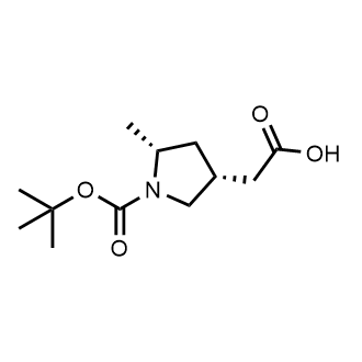 (3R,5R)-2-(1-(tert-Butoxycarbonyl)-5-methylpyrrolidin-3-yl)acetic acid|CS-0892347