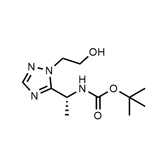 tert-Butyl (R)-(1-(1-(2-hydroxyethyl)-1H-1,2,4-triazol-5-yl)ethyl)carbamate|CS-0892363