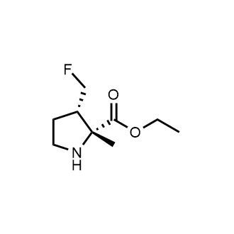 (2R,3S)-Ethyl 3-(fluoromethyl)-2-methylpyrrolidine-2-carboxylate|CS-0892441