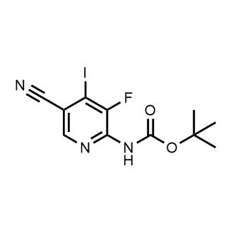 tert-Butyl (5-cyano-3-fluoro-4-iodopyridin-2-yl)carbamate|CS-0892630