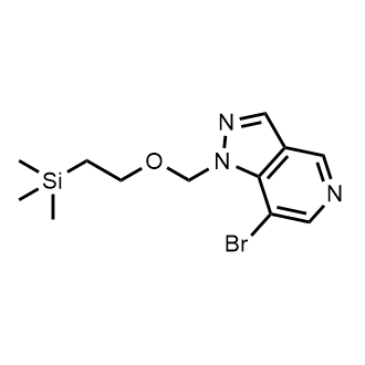 7-Bromo-1-[[2-(trimethylsilyl)ethoxy]methyl]-1H-pyrazolo[4,3-c]pyridine|CS-0892642