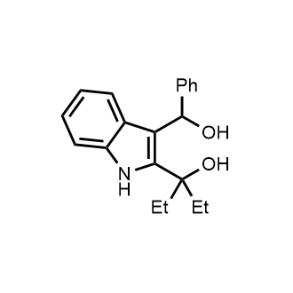 3-(3-(Hydroxy(phenyl)methyl)-1H-indol-2-yl)pentan-3-ol|CS-0892713