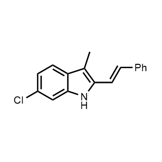 (E)-6-Chloro-3-methyl-2-styryl-1H-indole|CS-0892792