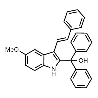 (E)-(5-Methoxy-3-styryl-1H-indol-2-yl)diphenylmethanol|CS-0892811